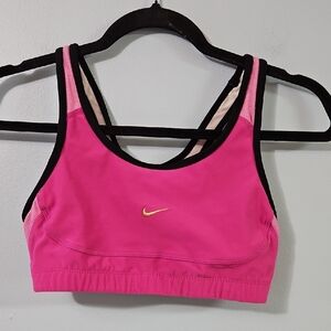 Nike Drifit Women's Pink Sports Bra Size S